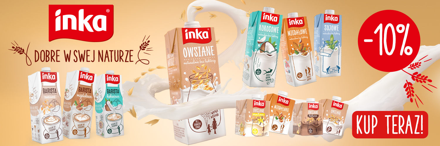 Inka - 10% rabatu na wszystkie napoje