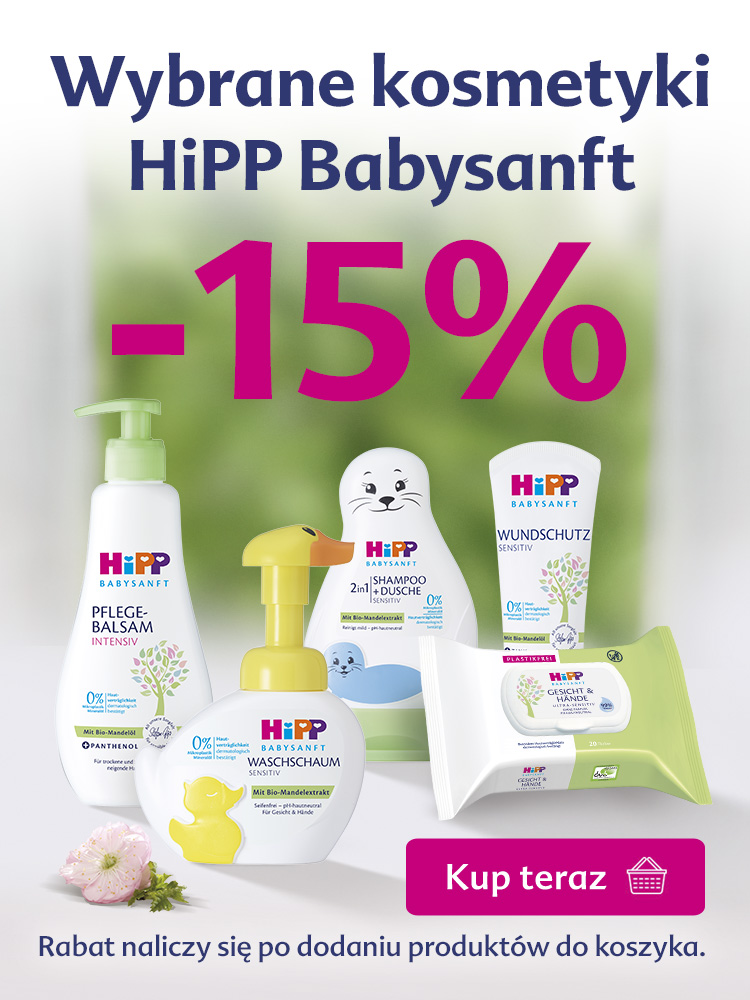 Hipp wybrane kosmetyki -15%