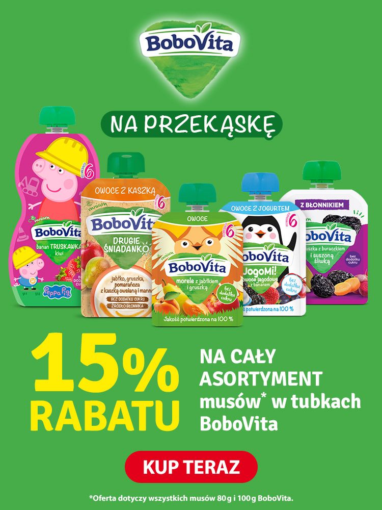 Bobovita wszystkie musy tubkach -15%