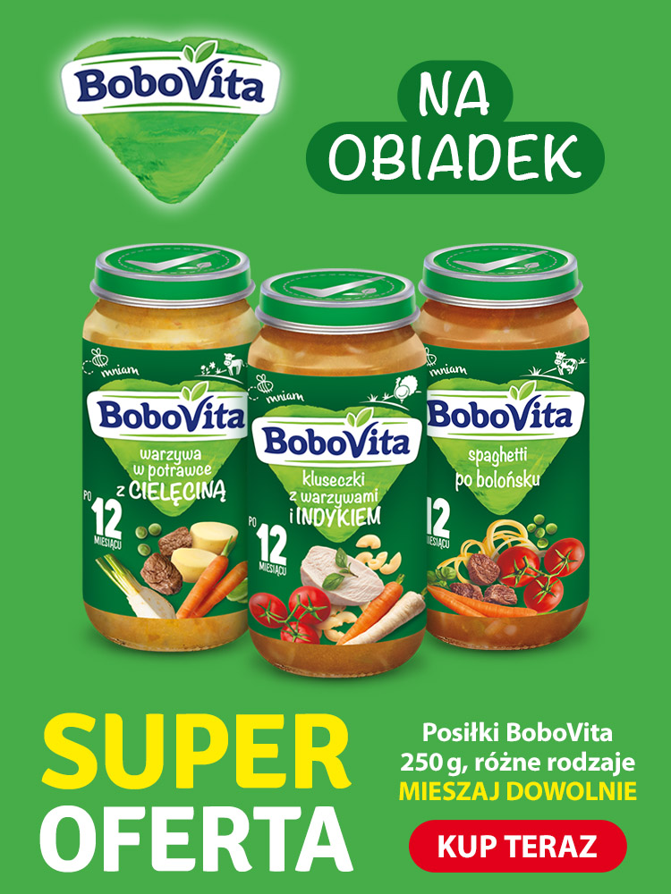 Bobovita posiłki 250g - super cena