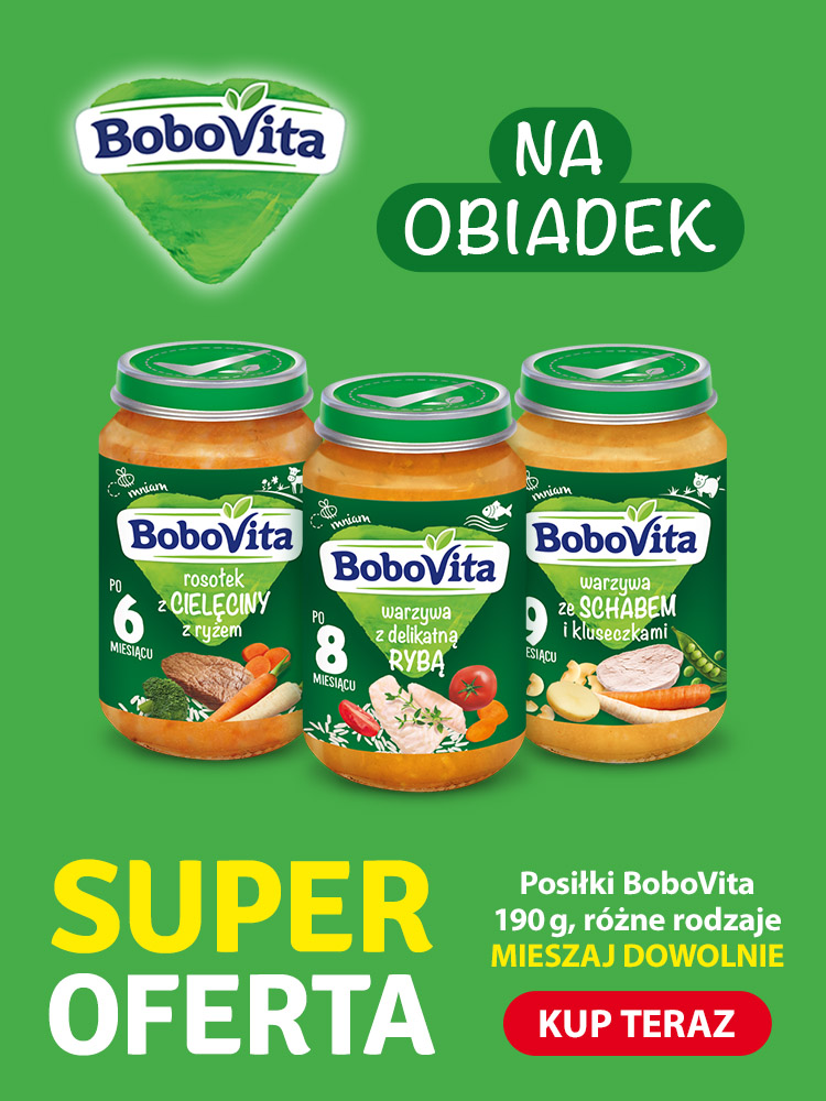Bobovita posiłki 190g - super cena