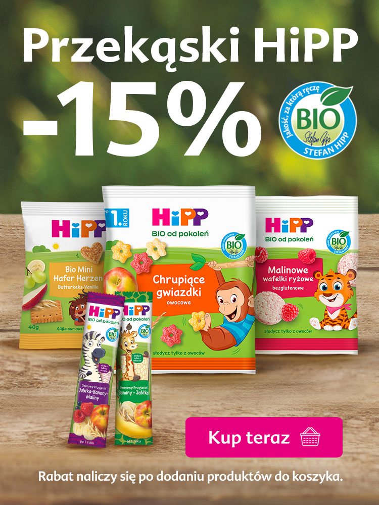Hipp wszystkie przekąski -15%